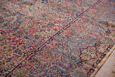 11.5x19.5 Vintage Lavar Kerman Carpet by Old New House® - product image 5 for Resin Society