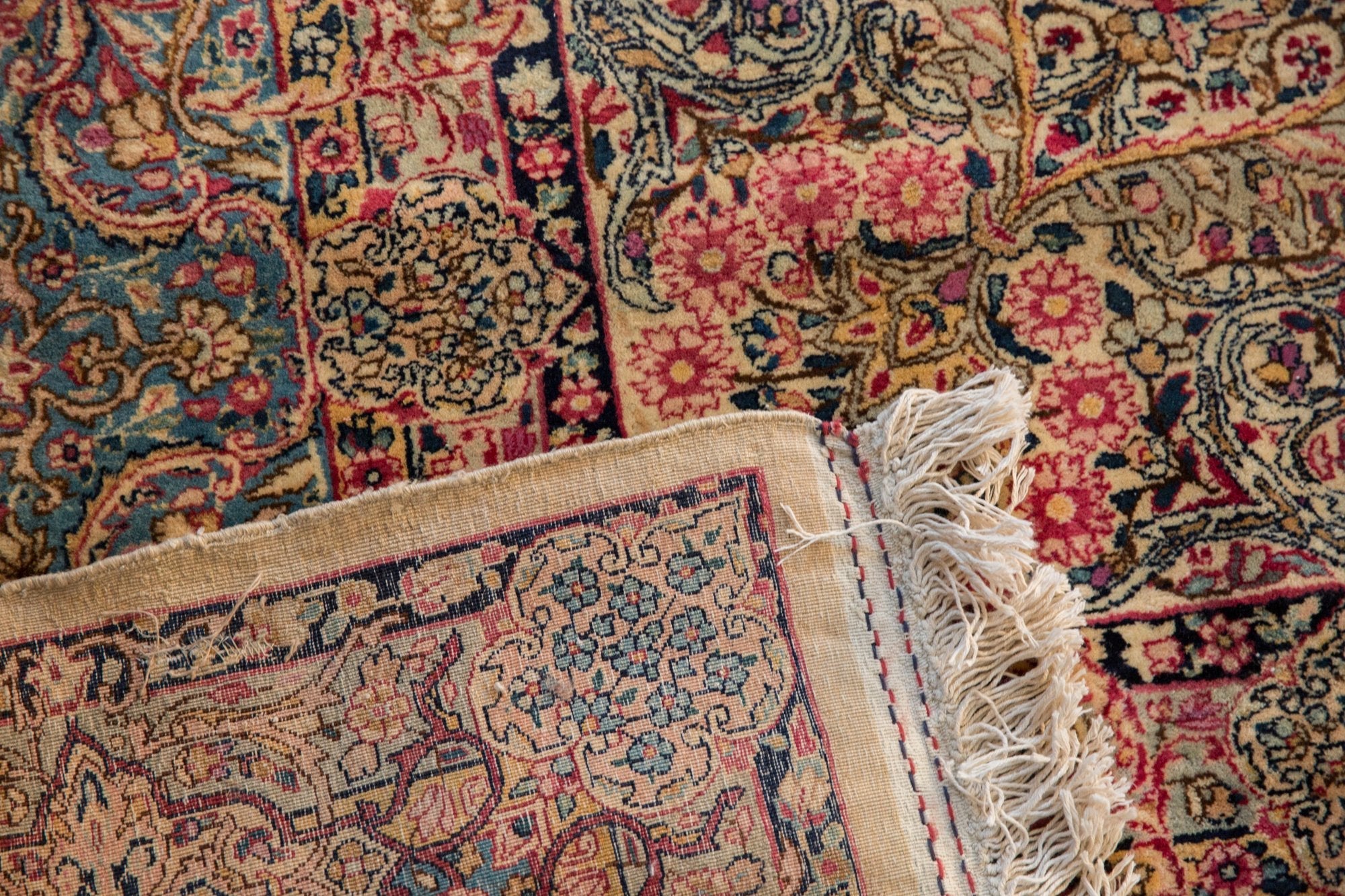 11.5x19.5 Vintage Lavar Kerman Carpet by Old New House® - product image 7 for Resin Society