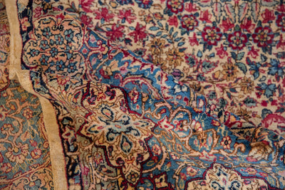 11.5x19.5 Vintage Lavar Kerman Carpet by Old New House® - product image 9 for Resin Society