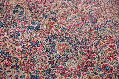 11.5x19.5 Vintage Lavar Kerman Carpet by Old New House® - product image 12 for Resin Society