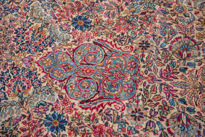 11.5x19.5 Vintage Lavar Kerman Carpet by Old New House® - product image 13 for Resin Society