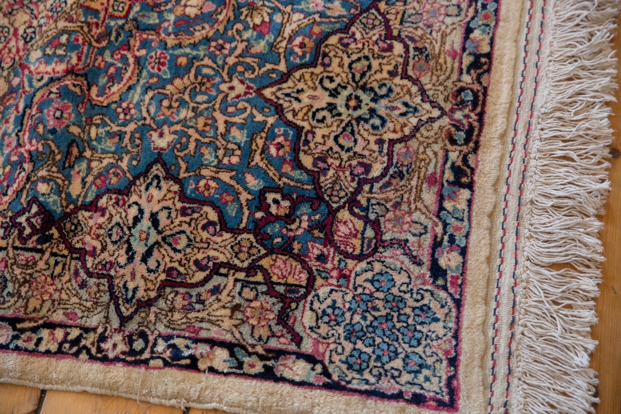 11.5x19.5 Vintage Lavar Kerman Carpet by Old New House® - product image 15 for Resin Society