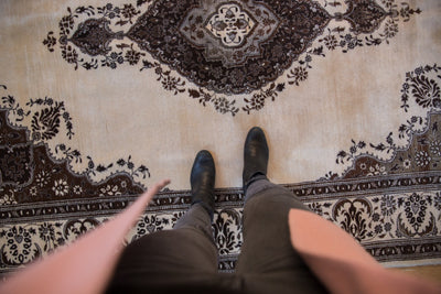 6.5x9 Vintage Tabriz Carpet by Old New House® - product image 2 for Resin Society