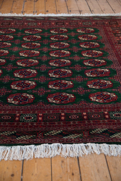 6x6.5 Vintage Fine Pakistani Bokhara Design Square Carpet by Old New House® - product image 5 for Resin Society