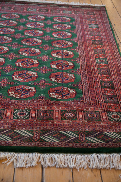 6x6.5 Vintage Fine Pakistani Bokhara Design Square Carpet by Old New House® - product image 7 for Resin Society