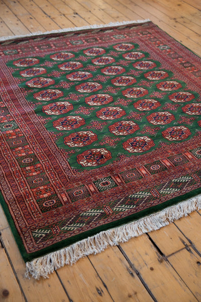 6x6.5 Vintage Fine Pakistani Bokhara Design Square Carpet by Old New House® - product image 8 for Resin Society