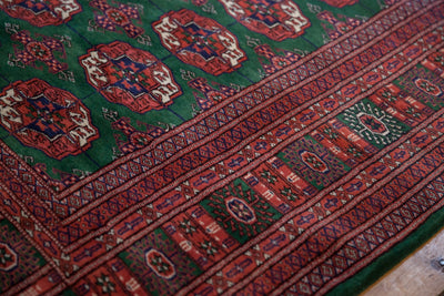 6x6.5 Vintage Fine Pakistani Bokhara Design Square Carpet by Old New House® - product image 11 for Resin Society