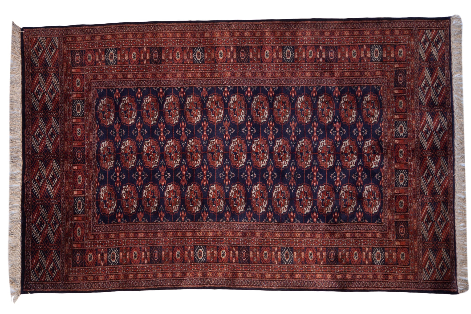 5x8 Vintage Fine Pakistani Bokhara Design Carpet by Old New House® - main product image for Resin Society