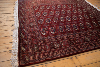 6x6.5 Vintage Fine Pakistani Bokhara Design Square Carpet by Old New House® - product image 6 for Resin Society