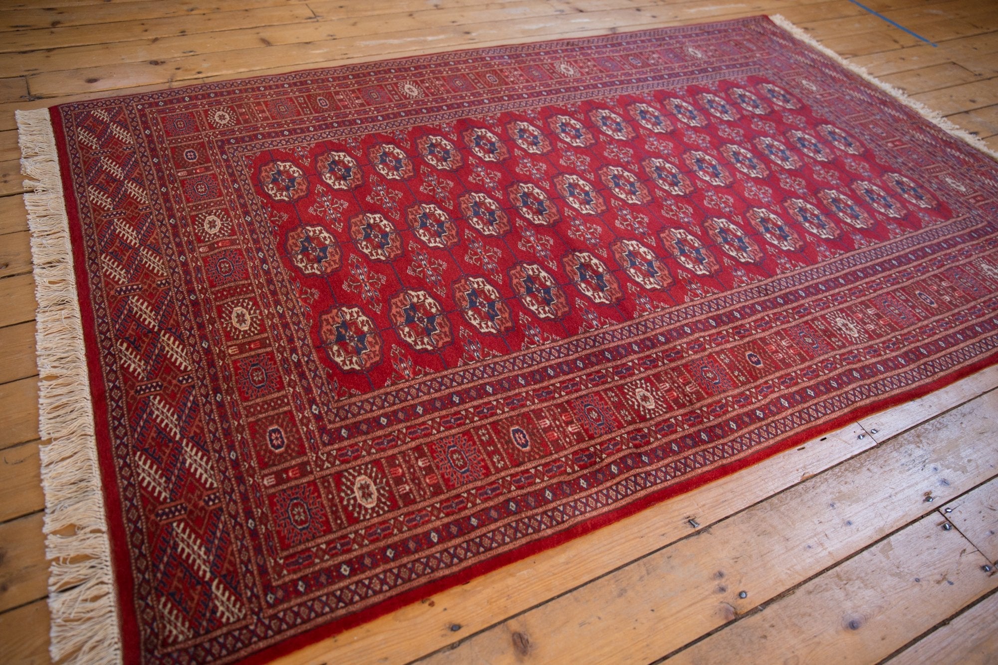 5x8 Vintage Fine Pakistani Bokhara Design Carpet by Old New House® - product image 8 for Resin Society