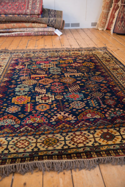 5.5x6.5 Vintage Indian Shiraz Design Carpet by Old New House® - product image 7 for Resin Society