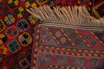 5x8 Vintage Indian Afshar Design Carpet by Old New House® - product image 12 for Resin Society