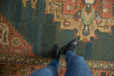 10x13.5 Vintage Serapi Indian Soumac Design Carpet by Old New House® - product image 2 for Resin Society