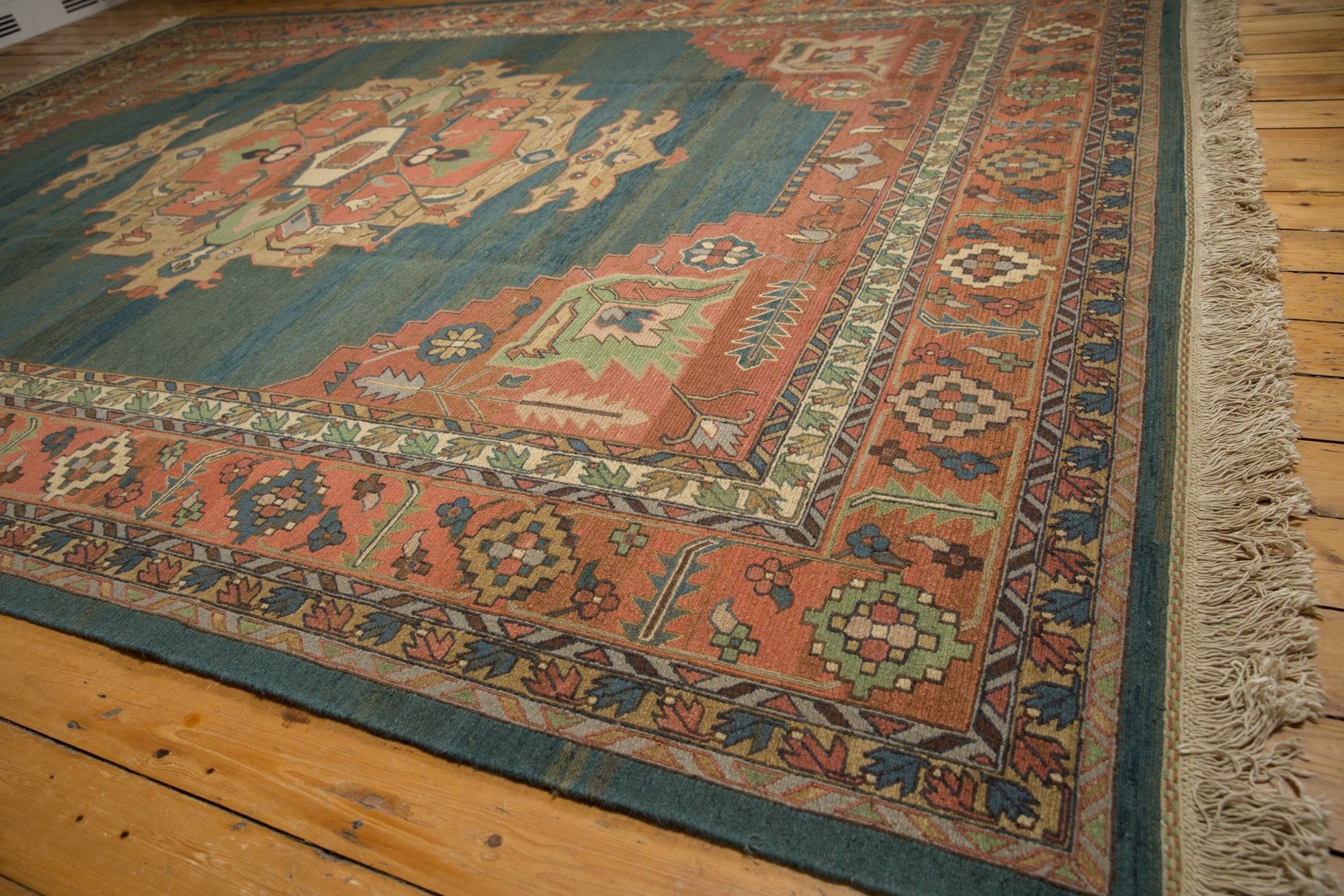 10x13.5 Vintage Serapi Indian Soumac Design Carpet by Old New House® - product image 3 for Resin Society