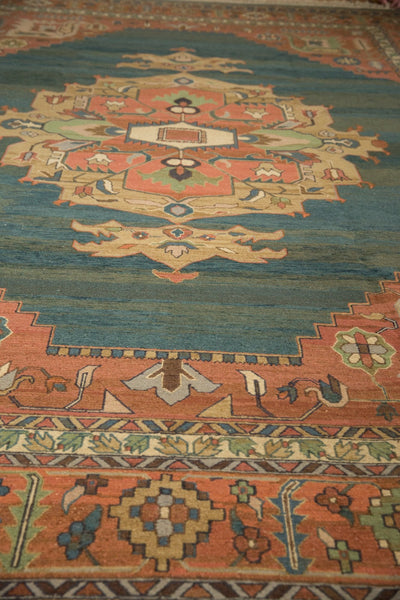 10x13.5 Vintage Serapi Indian Soumac Design Carpet by Old New House® - product image 5 for Resin Society