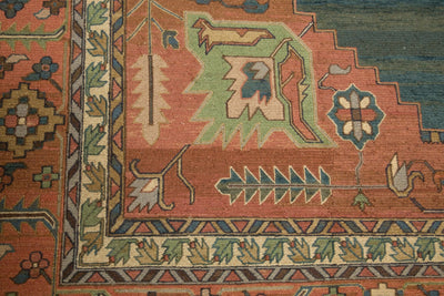10x13.5 Vintage Serapi Indian Soumac Design Carpet by Old New House® - product image 6 for Resin Society