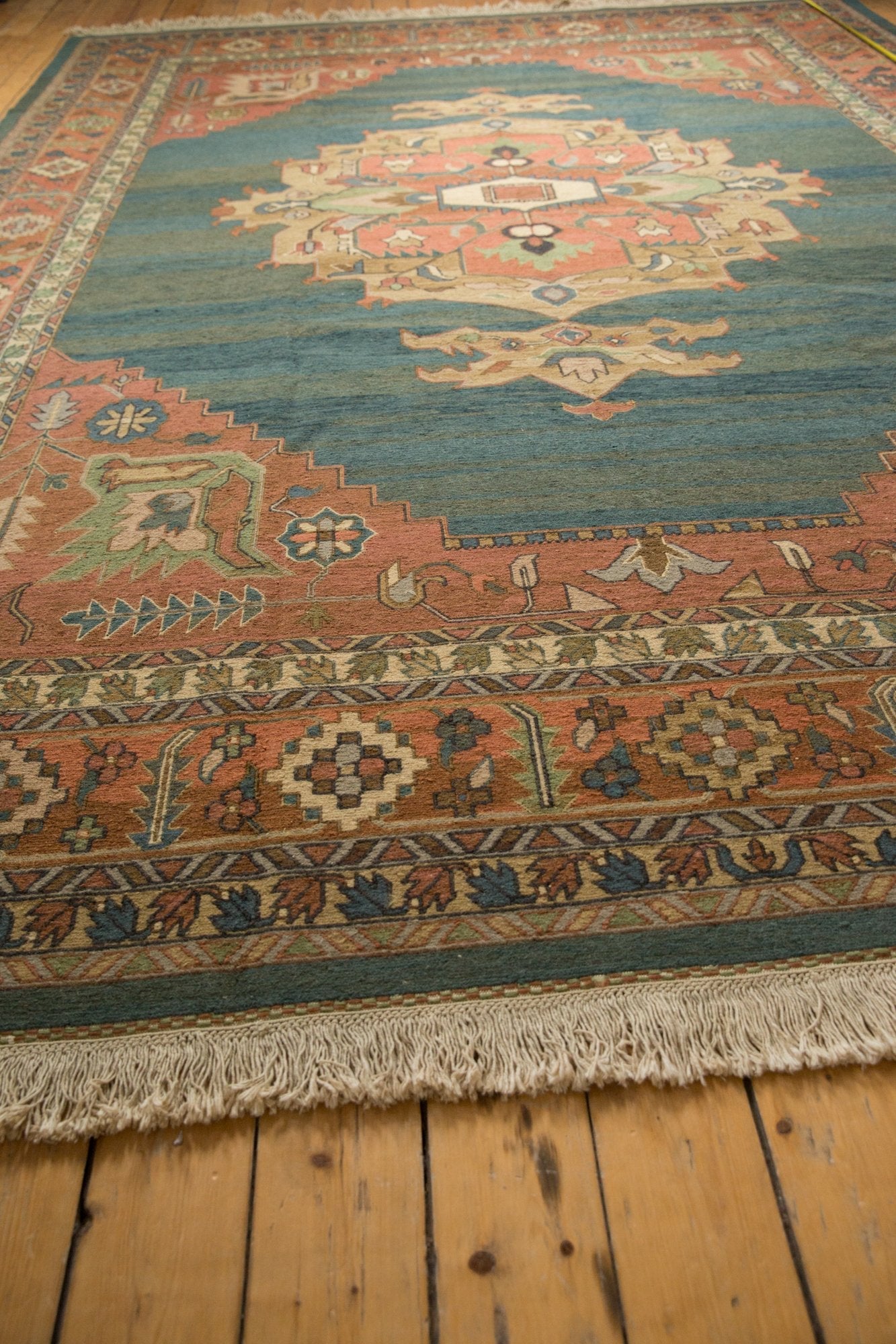 10x13.5 Vintage Serapi Indian Soumac Design Carpet by Old New House® - product image 10 for Resin Society