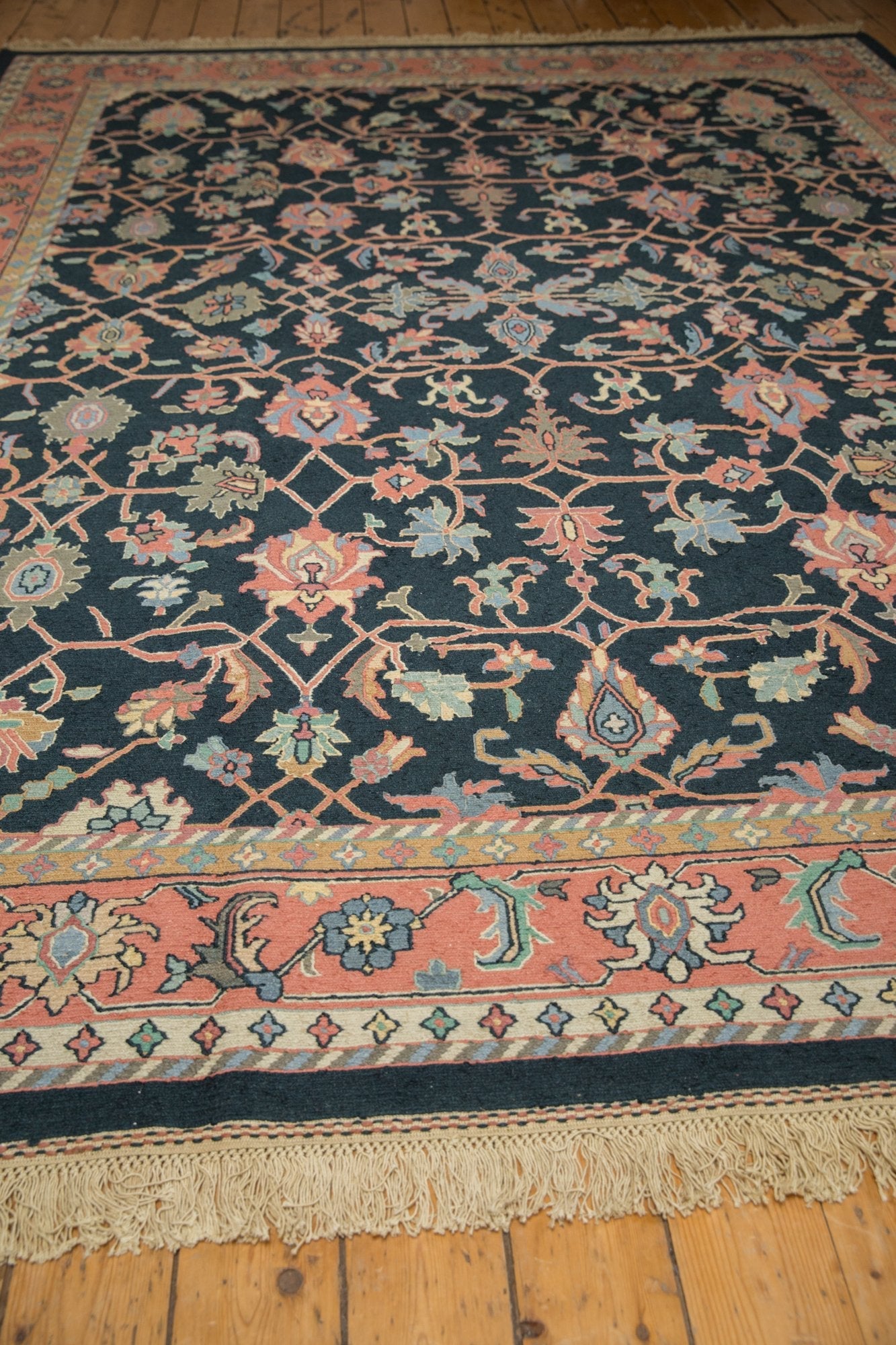 9x12 Vintage Serapi Indian Soumac Design Carpet by Old New House® - product image 8 for Resin Society