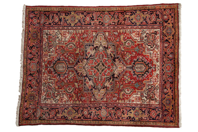 5x6 Vintage Heriz Square Rug by Old New House® - main product image for Resin Society