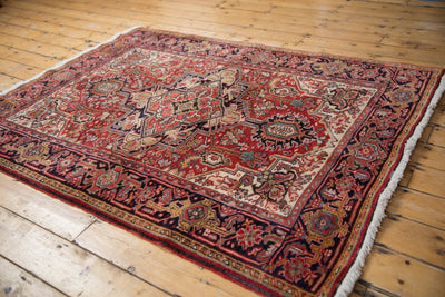 5x6 Vintage Heriz Square Rug by Old New House® - product image 3 for Resin Society