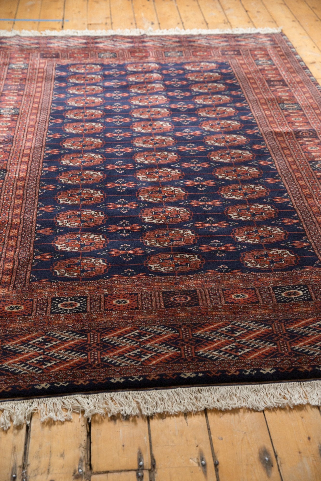 5.5x8 Vintage Fine Pakistani Bokhara Design Carpet by Old New House® - product image 4 for Resin Society