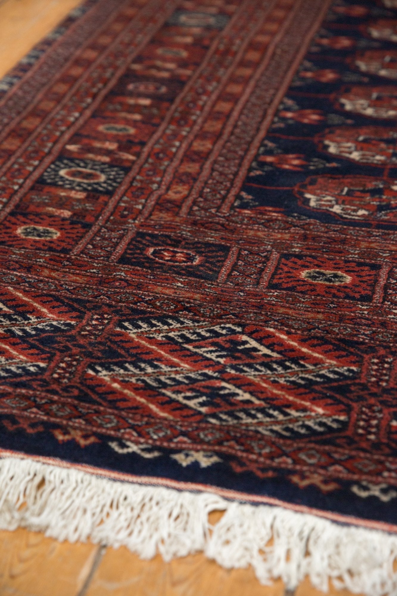 5.5x8 Vintage Fine Pakistani Bokhara Design Carpet by Old New House® - product image 9 for Resin Society