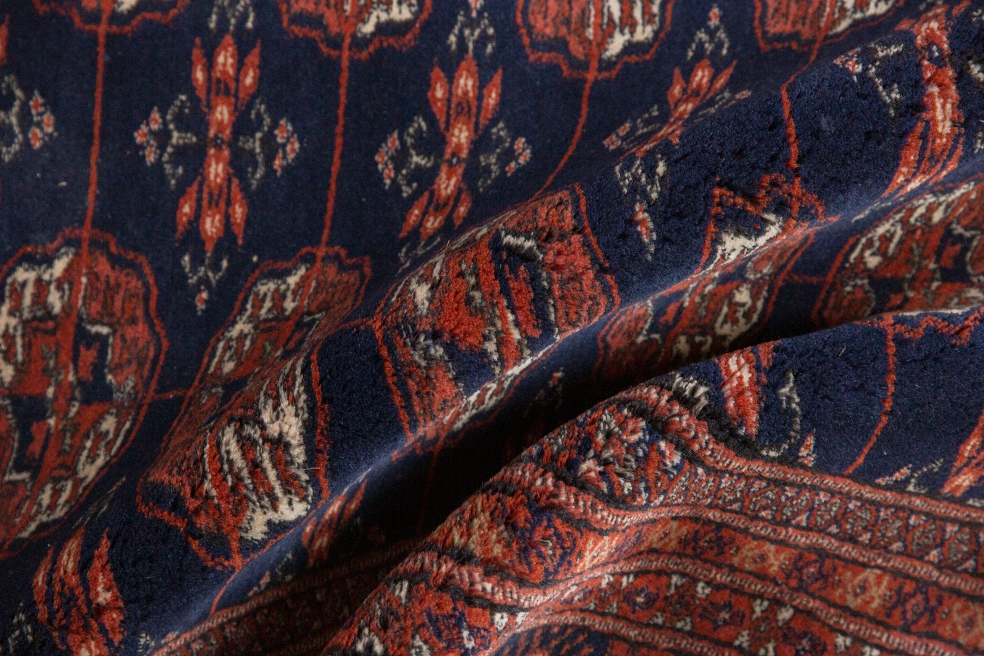 5.5x8 Vintage Fine Pakistani Bokhara Design Carpet by Old New House® - product image 14 for Resin Society