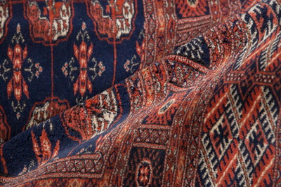 5.5x8 Vintage Fine Pakistani Bokhara Design Carpet by Old New House® - product image 15 for Resin Society