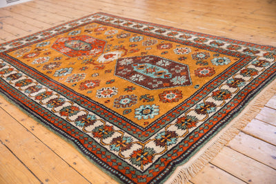 5.5x7.5 Vintage Siberian Kazak Design Carpet by Old New House® - product image 3 for Resin Society