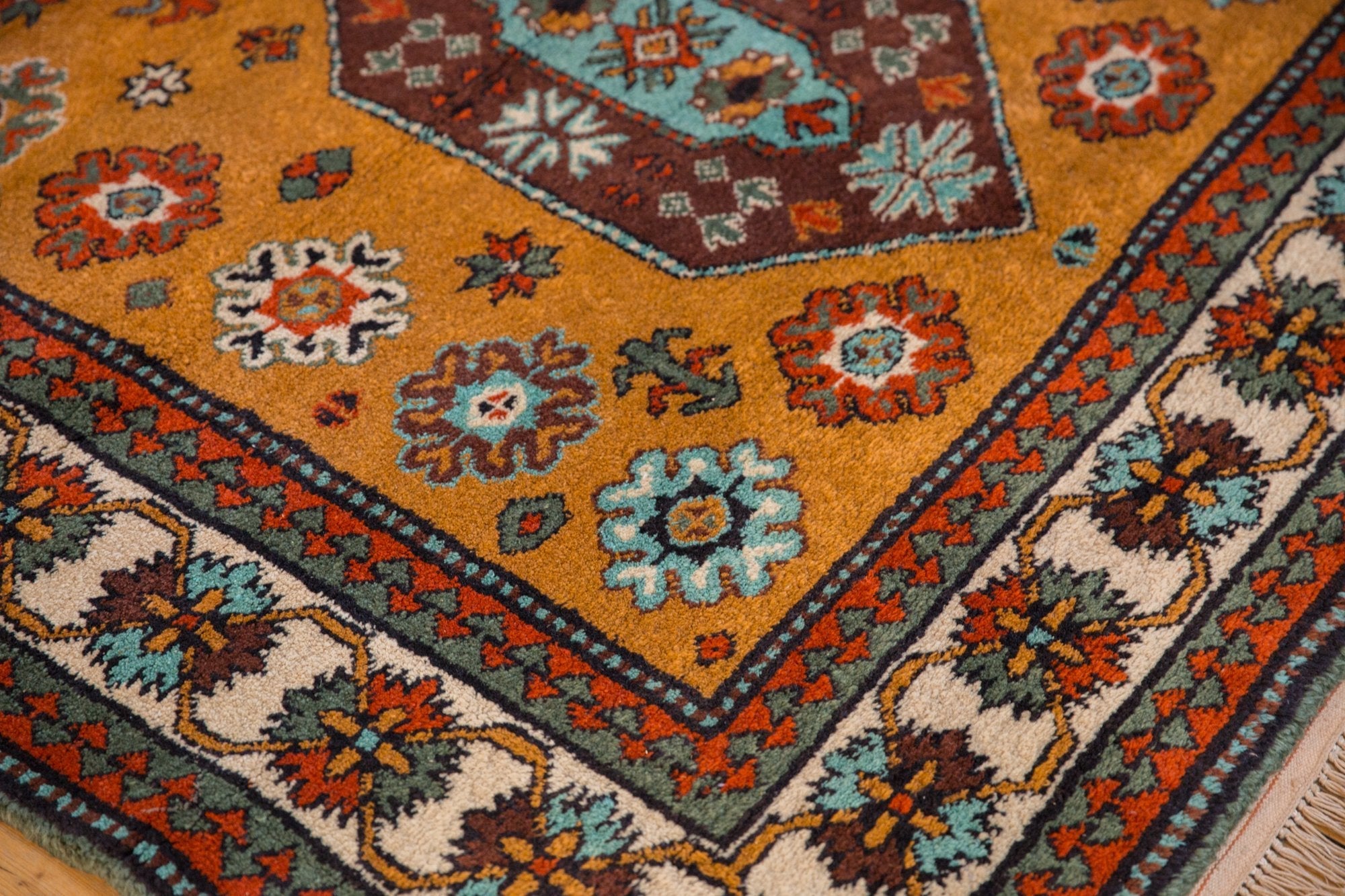 5.5x7.5 Vintage Siberian Kazak Design Carpet by Old New House® - product image 4 for Resin Society