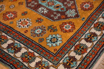 5.5x7.5 Vintage Siberian Kazak Design Carpet by Old New House® - product image 4 for Resin Society