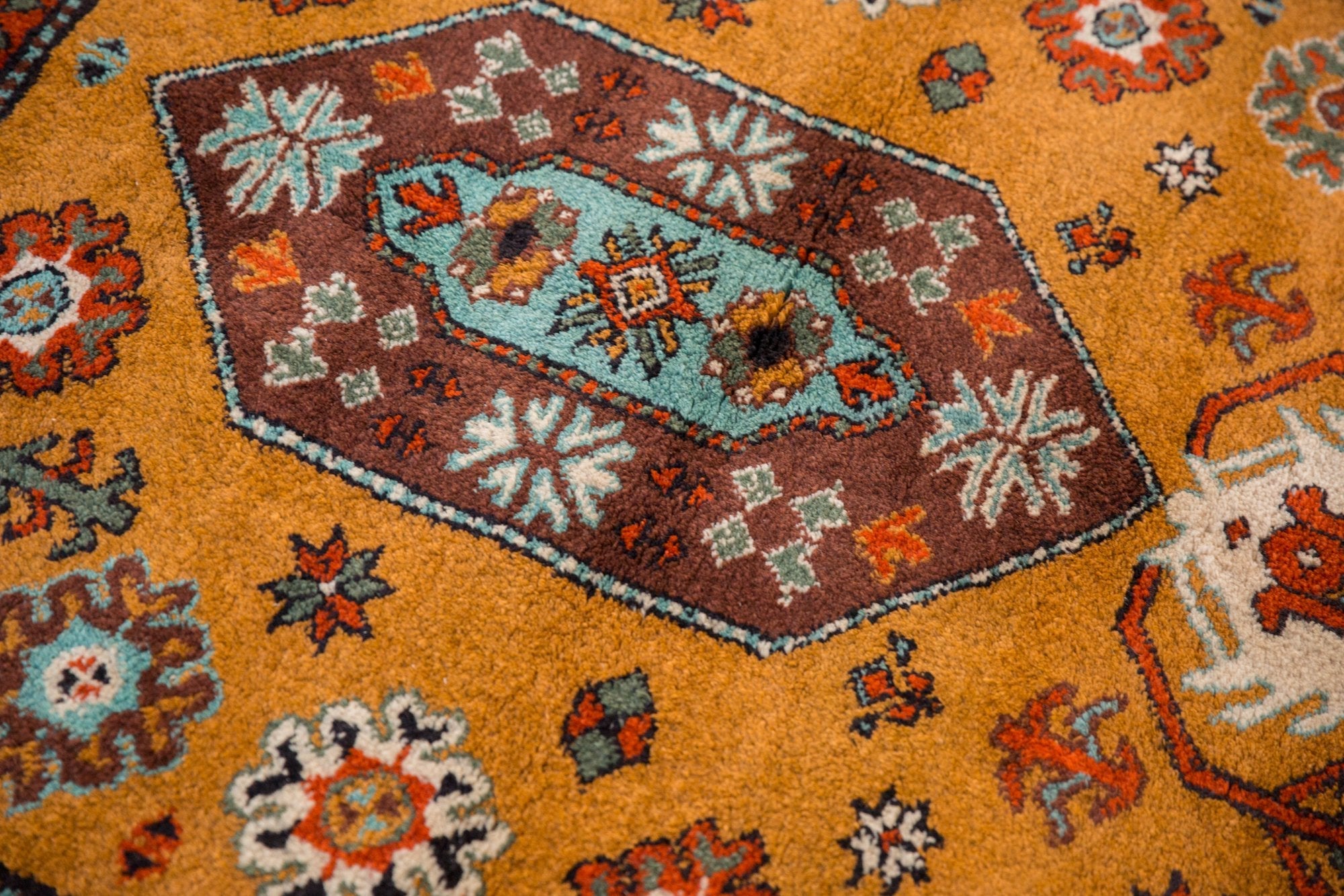 5.5x7.5 Vintage Siberian Kazak Design Carpet by Old New House® - product image 8 for Resin Society