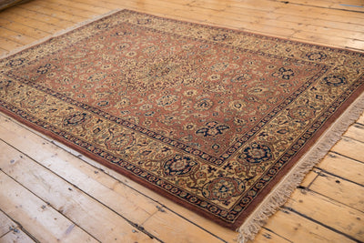 5.5x8 Vintage Romanian Tabriz Design Carpet by Old New House® - product image 4 for Resin Society