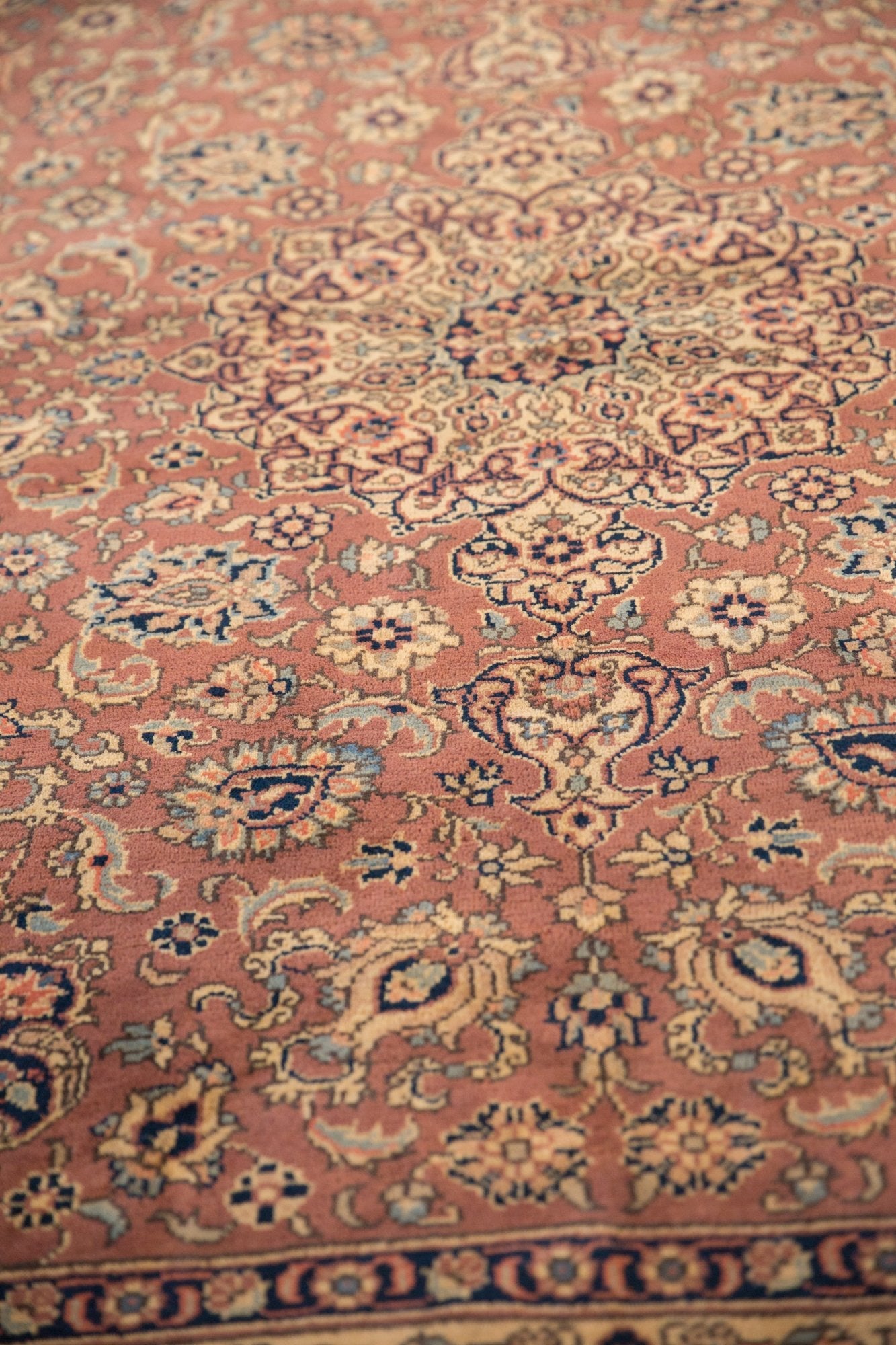 5.5x8 Vintage Romanian Tabriz Design Carpet by Old New House® - product image 6 for Resin Society