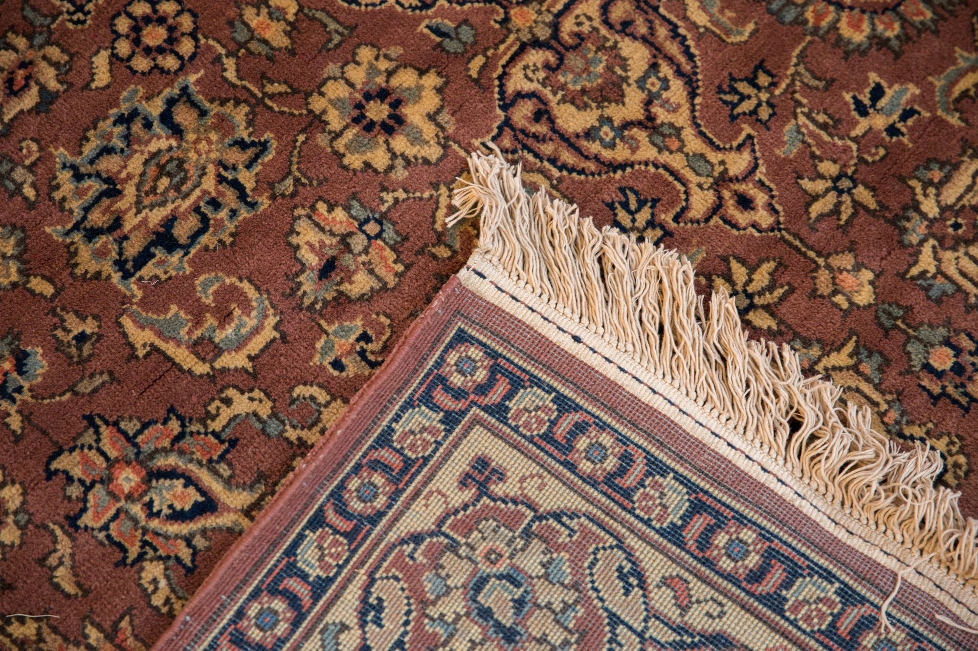 5.5x8 Vintage Romanian Tabriz Design Carpet by Old New House® - product image 11 for Resin Society