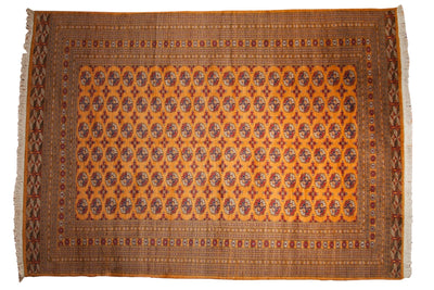 10x14 Vintage Fine Pakistani Bokhara Design Carpet by Old New House® - main product image for Resin Society