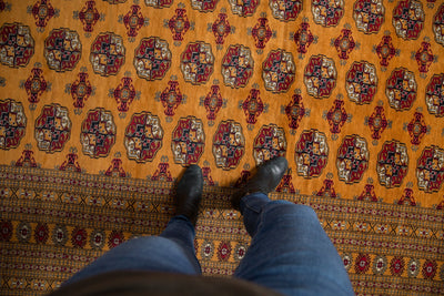 10x14 Vintage Fine Pakistani Bokhara Design Carpet by Old New House® - product image 2 for Resin Society