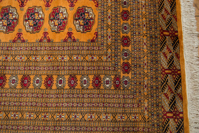 10x14 Vintage Fine Pakistani Bokhara Design Carpet by Old New House® - product image 4 for Resin Society