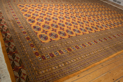 10x14 Vintage Fine Pakistani Bokhara Design Carpet by Old New House® - product image 6 for Resin Society