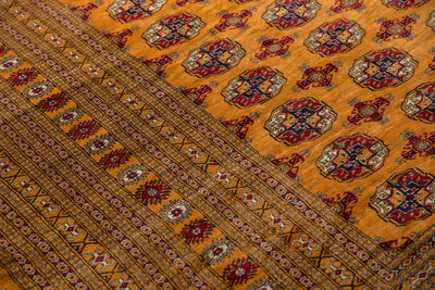 10x14 Vintage Fine Pakistani Bokhara Design Carpet by Old New House® - product image 10 for Resin Society