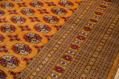 10x14 Vintage Fine Pakistani Bokhara Design Carpet by Old New House® - product image 16 for Resin Society
