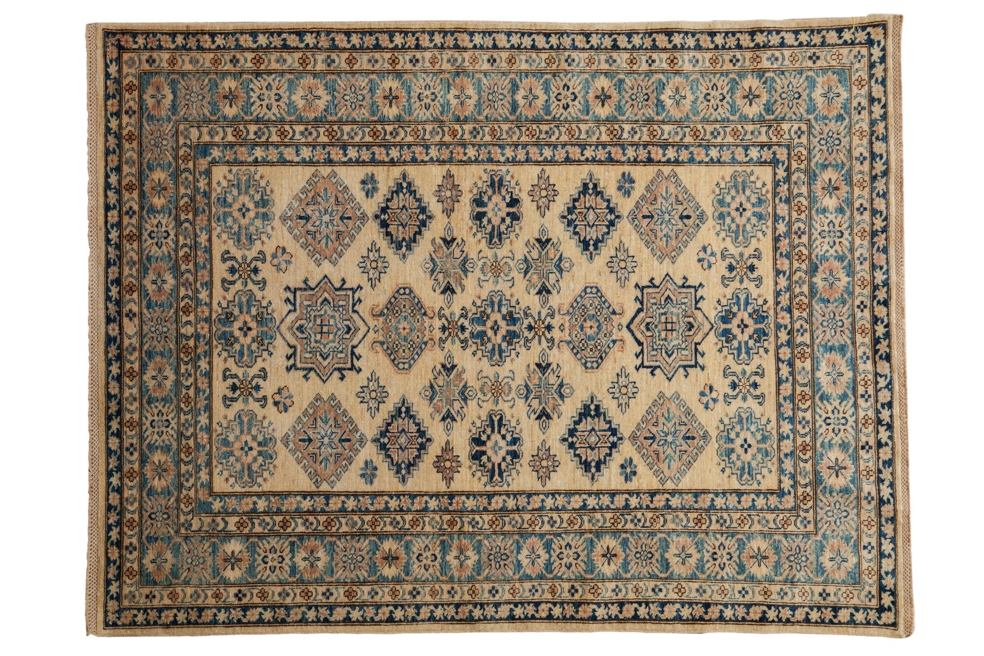 5x6.5 New Pakistani Kazak Design Rug by Old New House® - main product image for Resin Society