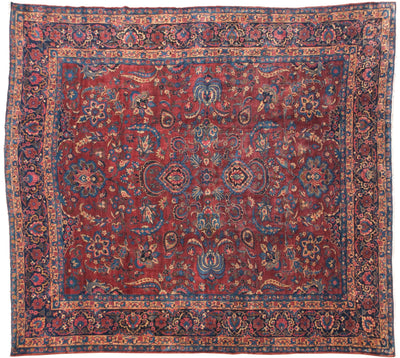 11.5x13.5 Vintage Laristan Carpet by Old New House® - main product image for Resin Society