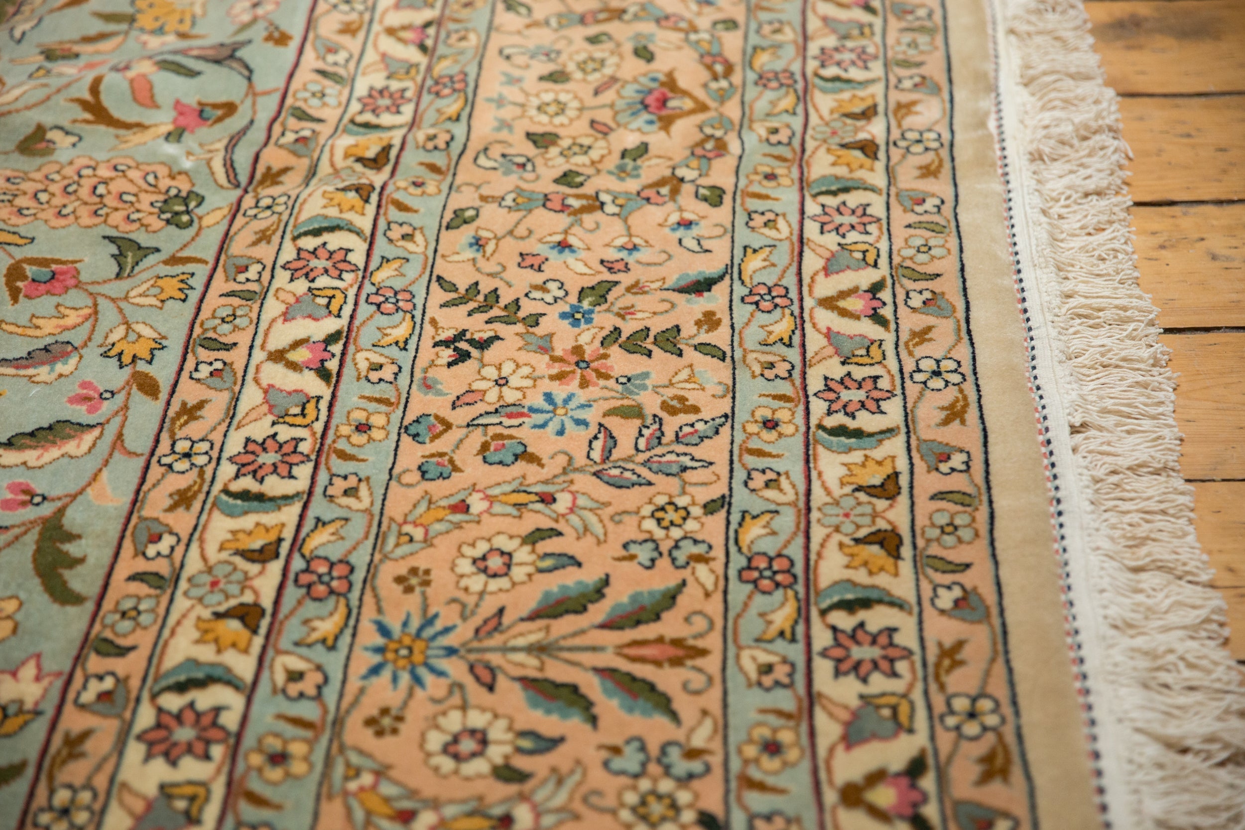 12x12 Vintage Bulgarian Kerman Design Square Carpet by Old New House® - product image 12 for Resin Society
