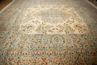 12x12 Vintage Bulgarian Kerman Design Square Carpet by Old New House® - product image 5 for Resin Society