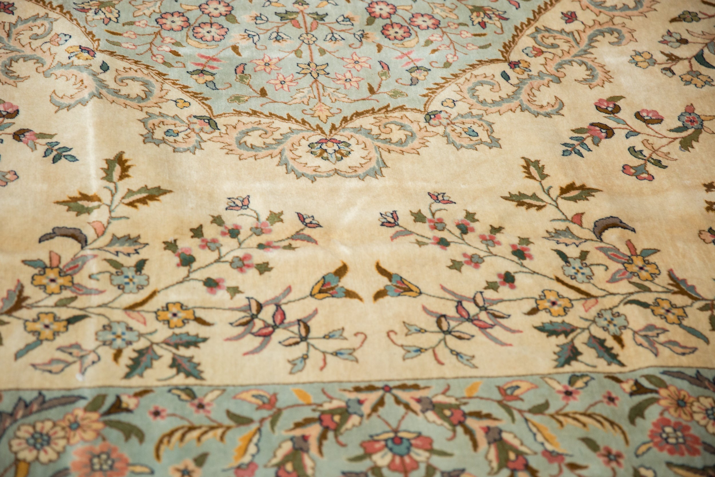 12x12 Vintage Bulgarian Kerman Design Square Carpet by Old New House® - product image 4 for Resin Society