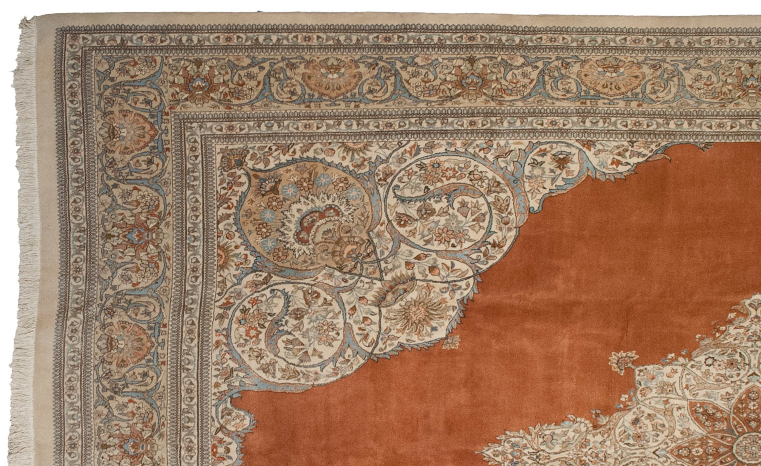 12.5x17.5 Vintage Tabriz Carpet by Old New House® - product image 4 for Resin Society