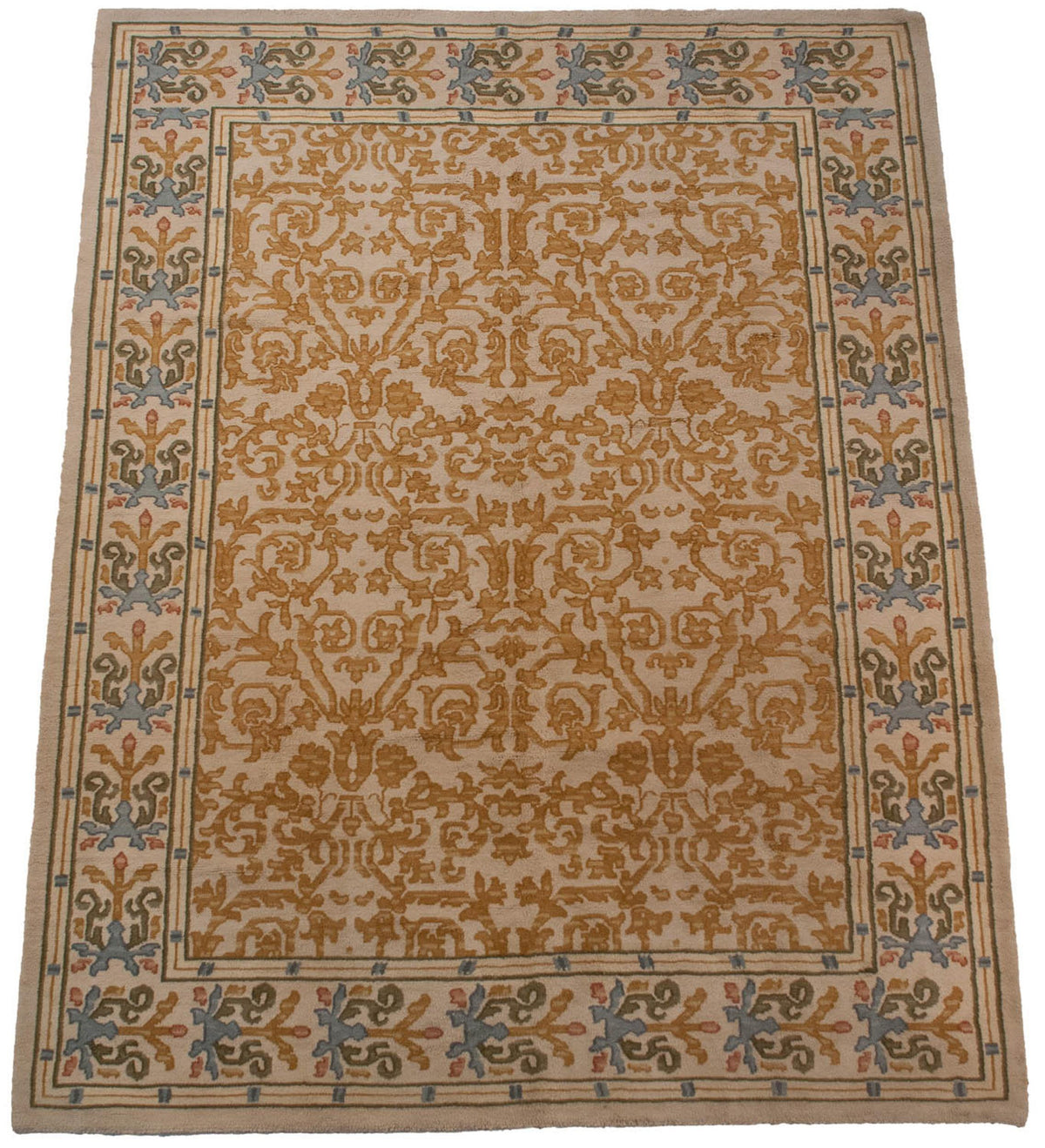 9x12 Vintage Spanish Arts And Crafts Design Carpet by Old New House® - product image 2 for Resin Society