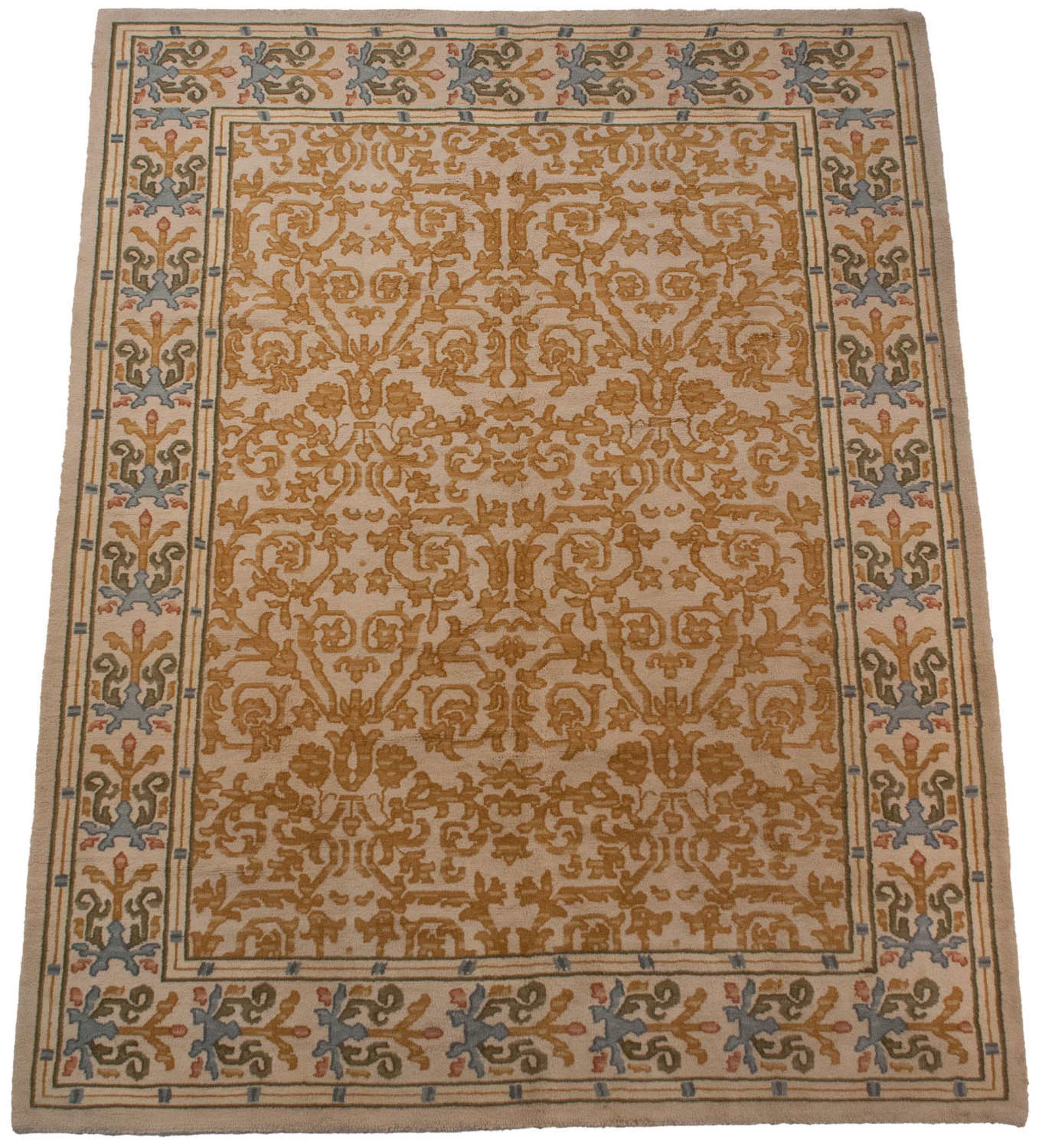 9x12 Vintage Spanish Arts And Crafts Design Carpet by Old New House® - product image 2 for Resin Society