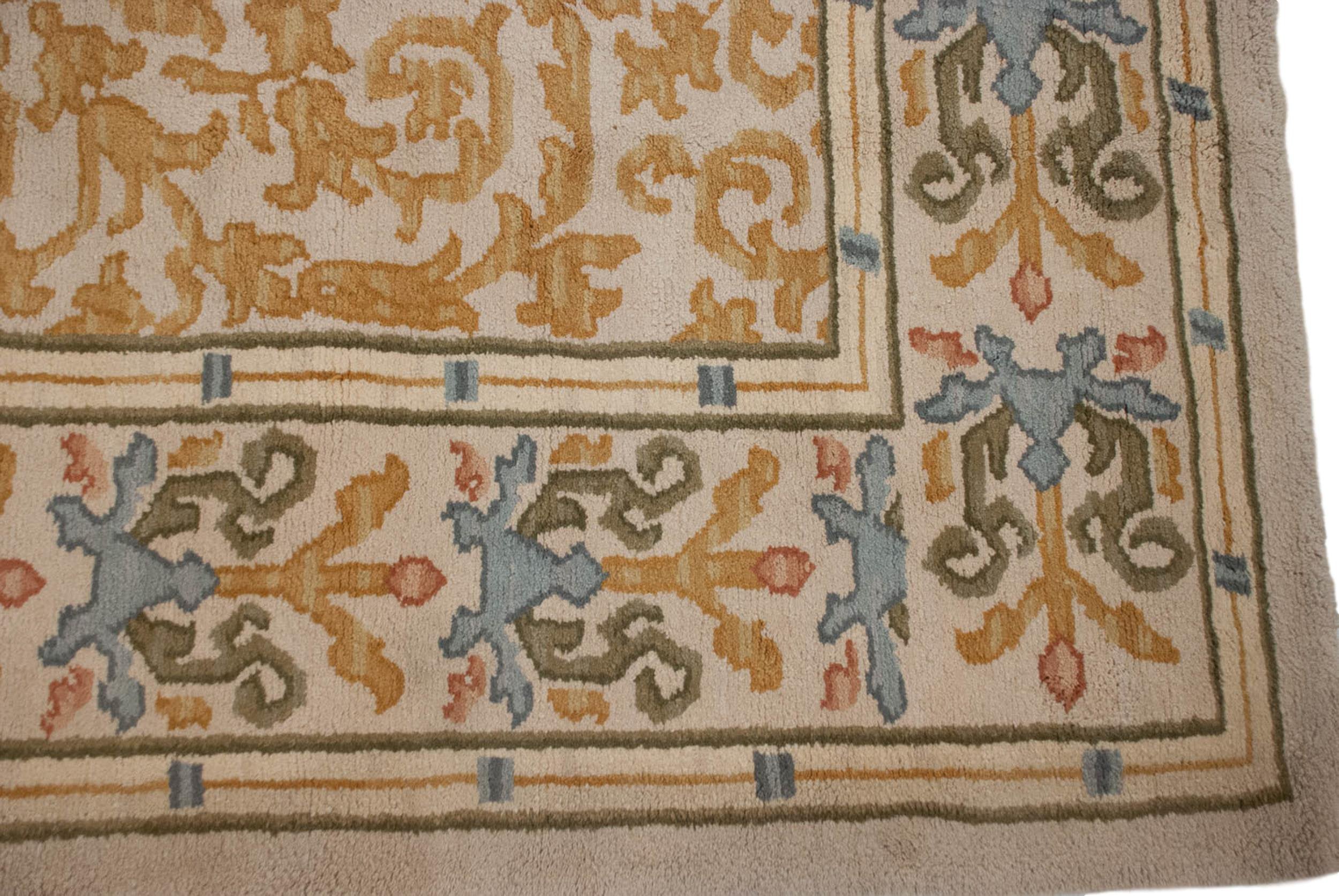 9x12 Vintage Spanish Arts And Crafts Design Carpet by Old New House® - product image 4 for Resin Society